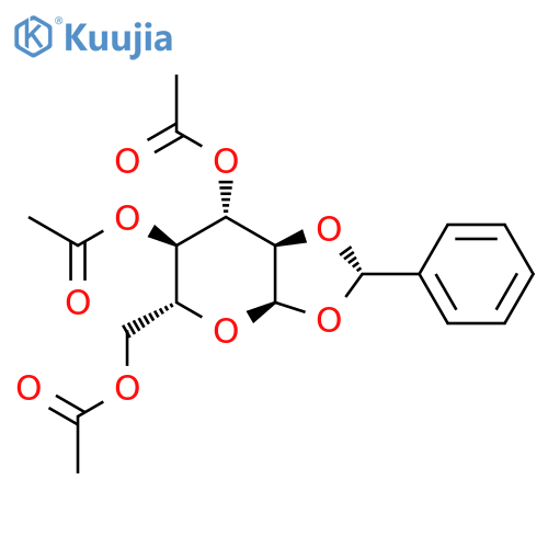 [(2S,3Ar,5R,6R,7S,7aR)-6,7-diacetyloxy-2-phenyl-5,6,7,7a-tetrahydro-3aH-[1,3]dioxolo[4,5-b]pyran-5-yl]methyl acetate structure