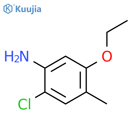 Benzenamine, 2-chloro-5-ethoxy-4-methyl- structure