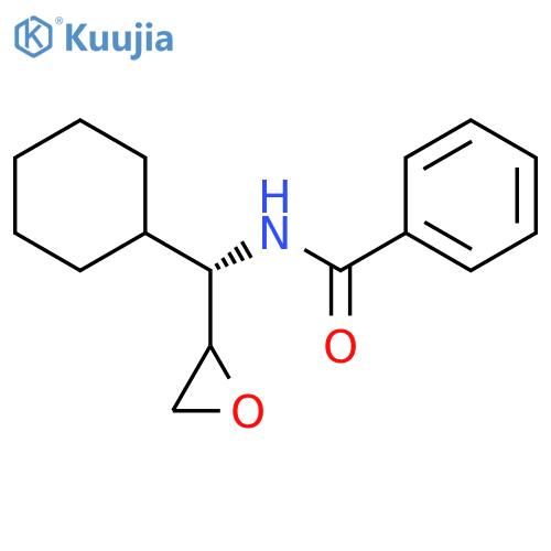 Benzamide, N-[(S)-cyclohexyloxiranylmethyl]- structure