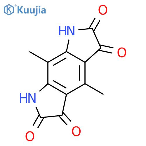 Benzo[1,2-b:5,4-b']dipyrrole-2,3,5,6(1H,7H)-tetrone, 4,8-dimethyl- structure