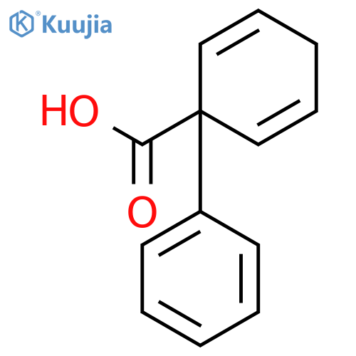 2,5-Cyclohexadiene-1-carboxylic acid, 1-phenyl- structure
