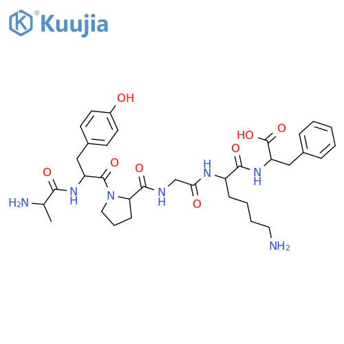 (Ala1)-PAR-4 (1-6) (mouse) trifluoroacetate salt H-Ala-Tyr-Pro-Gly-Lys-Phe-OH trifluoroacetate salt structure