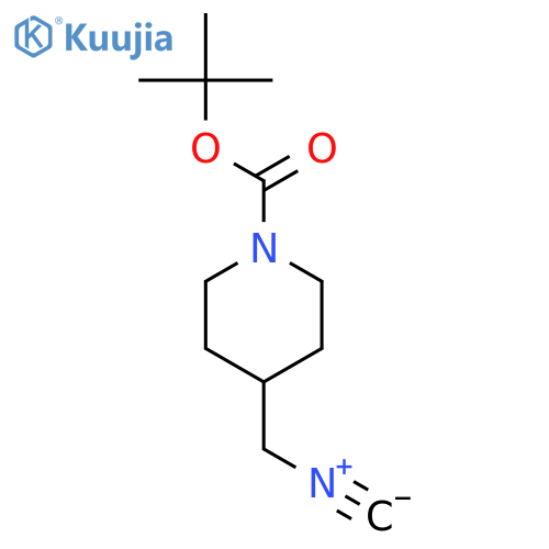 tert-butyl 4-(isocyanomethyl)piperidine-1-carboxylate structure