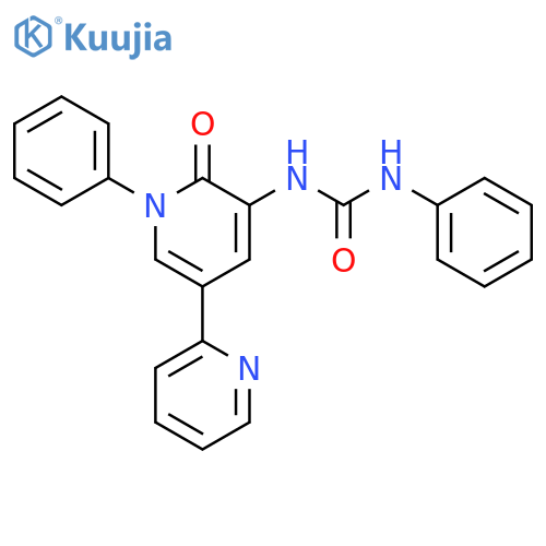 Urea, N-(1',6'-dihydro-6'-oxo-1'-phenyl[2,3'-bipyridin]-5'-yl)-N'-phenyl- structure