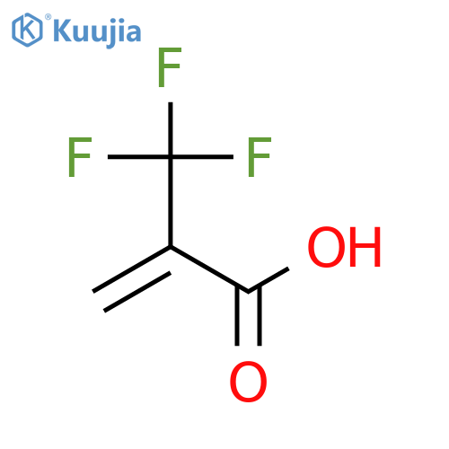 2-(trifluoromethyl)prop-2-enoic acid structure