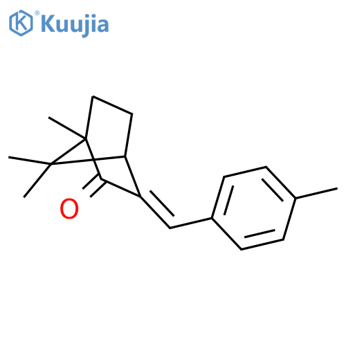 3-(4'-Methylbenzylidene)camphor structure