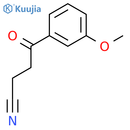 4-(3-methoxyphenyl)-4-oxobutanenitrile structure