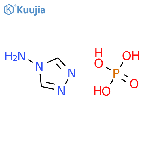 4H-1,2,4-triazol-4-amine phosphate (1:1) structure