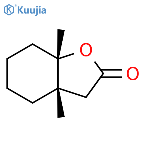 2(3H)-Benzofuranone, hexahydro-3a,7a-dimethyl-, cis- (9CI) structure