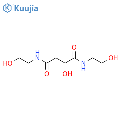 Butanediamide, 2-hydroxy-N,N'-bis(2-hydroxyethyl)- structure