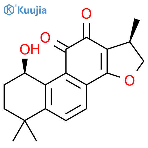 Phenanthro[1,2-b]furan-10,11-dione, 1,2,6,7,8,9-hexahydro-9-hydroxy-1,6,6-trimethyl-, (1R,9R)- structure