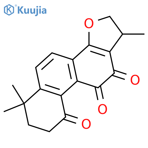 Phenanthro[1,2-b]furan-9,10,11(2H)-trione, 1,6,7,8-tetrahydro-1,6,6-trimethyl-, (1R)- structure