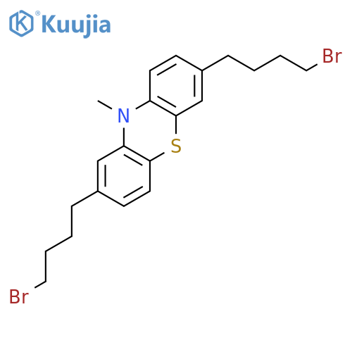 10H-Phenothiazine, 2,7-bis(4-bromobutyl)-10-methyl- structure