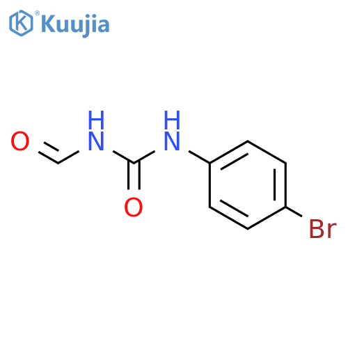 Urea, N-(4-bromophenyl)-N'-formyl- structure
