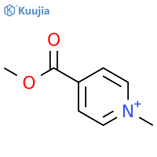 Pyridinium, 4-(methoxycarbonyl)-1-methyl- structure