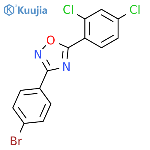 3-(4-Bromophenyl)-5-(2,4-dichlorophenyl)-1,2,4-oxadiazole structure