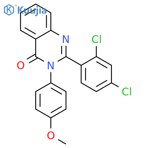 2-(2,4-Dichloro-phenyl)-3-(4-methoxy-phenyl)-3H-quinazolin-4-one structure