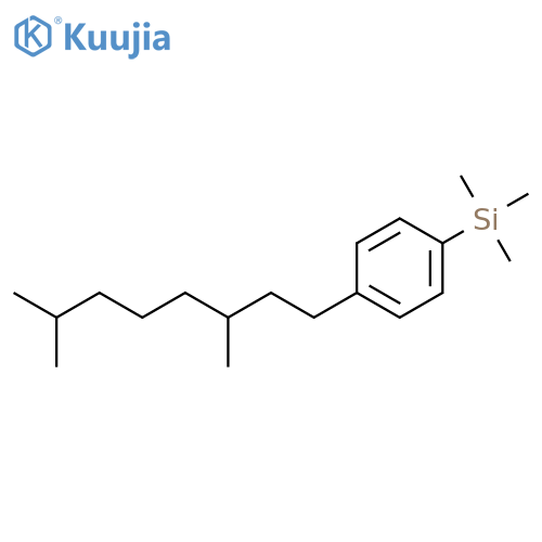 Silane, [4-(3,7-dimethyloctyl)phenyl]trimethyl- structure