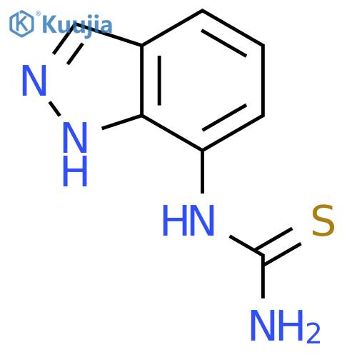 (1H-Indazol-7-yl)thiourea structure