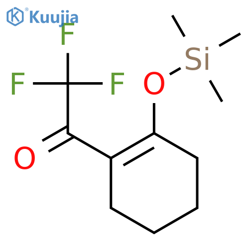 Ethanone, 2,2,2-trifluoro-1-[2-[(trimethylsilyl)oxy]-1-cyclohexen-1-yl]- structure