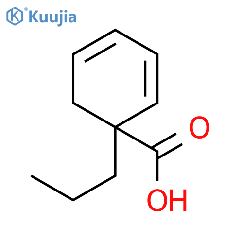 Cyclohexadienyl, 6-carboxy-6-propyl- structure