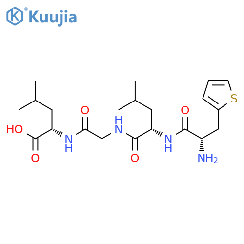 L-Leucine, 3-(2-thienyl)-L-alanyl-L-leucylglycyl- structure