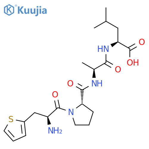 L-Leucine, 3-(2-thienyl)-L-alanyl-L-prolyl-L-alanyl- structure