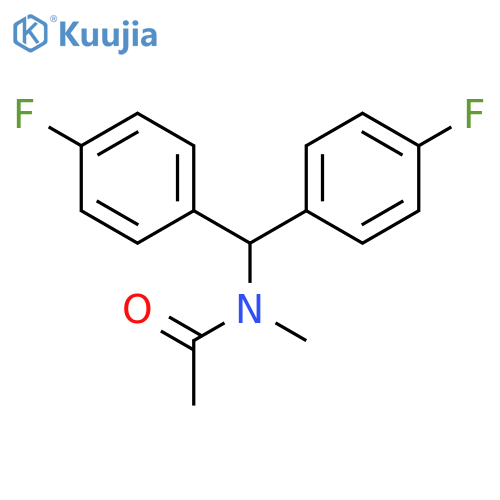 Acetamide, N-[bis(4-fluorophenyl)methyl]-N-methyl- structure