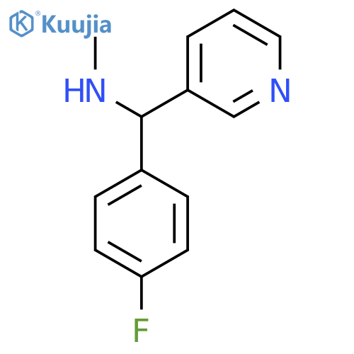 (4-fluorophenyl)(pyridin-3-yl)methyl(methyl)amine structure