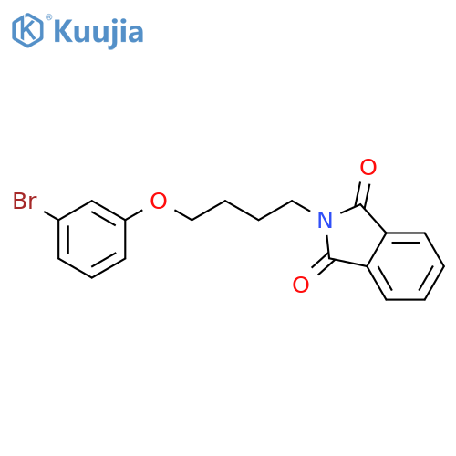 1H-Isoindole-1,3(2H)-dione, 2-[4-(3-bromophenoxy)butyl]- structure