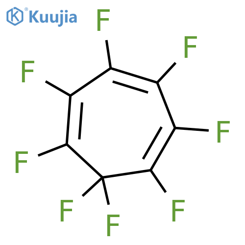 1,3,5-Cycloheptatriene, 1,2,3,4,5,6,7,7-octafluoro- structure
