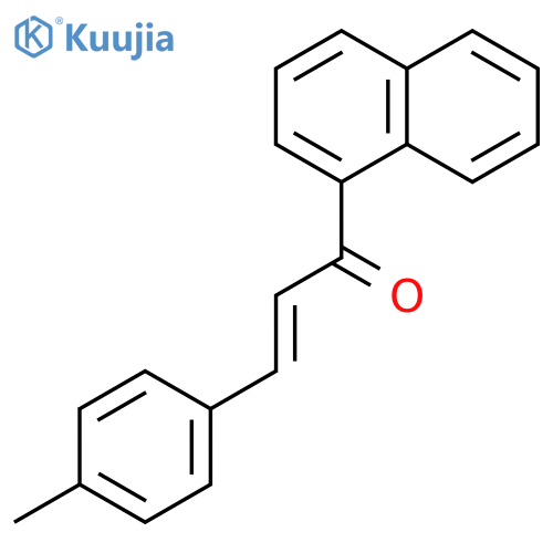 2-Propen-1-one, 3-(4-methylphenyl)-1-(1-naphthalenyl)- structure