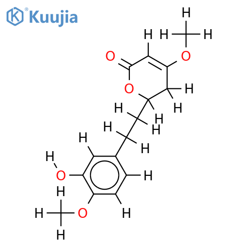 11-Hydroxy-1-methoxydihydrokawain structure