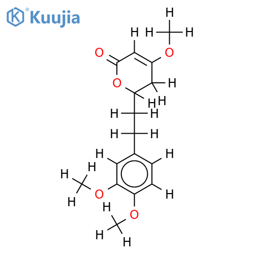 (S)-Me ether-11-Hydroxy-1-methoxydihydrokawain structure