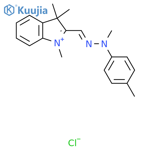 1,3,3-Trimethyl-2-[[methyl(p-tolyl)hydrazono]methyl]-3H-indolium chloride structure