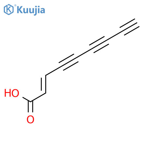 (E)-2-Nonene-4,6,8-triynoic acid structure