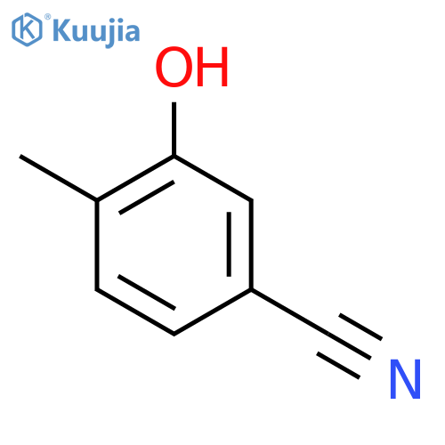 3-Hydroxy-4-methylbenzonitrile structure