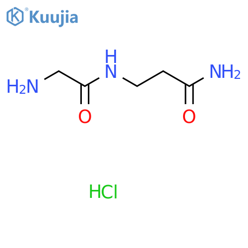 H-Gly-beta-ala-NH2 hcl structure