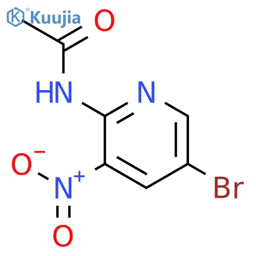 2-Acetamido-5-bromo-3-nitropyridine structure