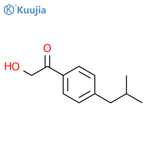 2-Hydroxy-4’-isobutylacetophenone structure