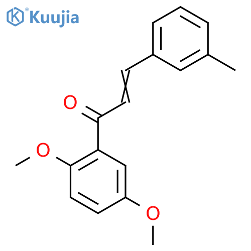 1-(2,5-Dimethoxyphenyl)-3-(3-methylphenyl)prop-2-en-1-one structure