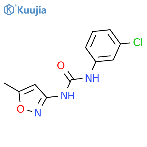 1-(3-Chlorophenyl)-3-(5-methylisoxazol-3-yl)urea structure