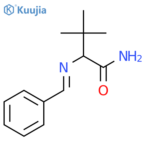 BUTANAMIDE, 3,3-DIMETHYL-2-[(PHENYLMETHYLENE)AMINO]- structure