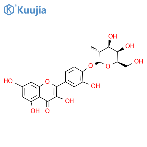 Quercetin 4'-O-galactoside structure