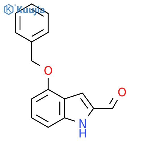 4-(Benzyloxy)-1H-indole-2-carbaldehyde structure