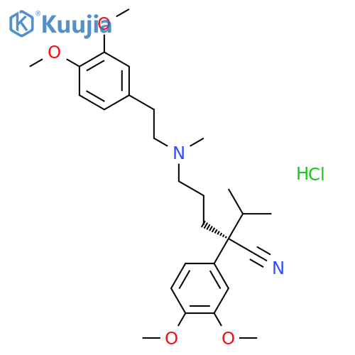 (R)-Verapamil hydrochloride structure