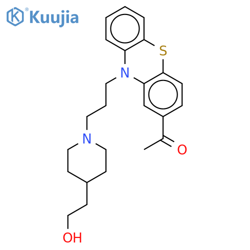 Piperacetazine structure