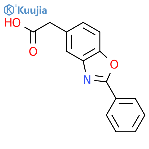 5-Benzoxazoleaceticacid, 2-phenyl- structure