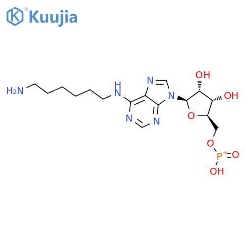 5'-Adenylic acid,N-(6-aminohexyl)- (9CI) structure