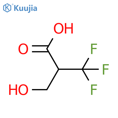 3,3,3-Trifluoro-2-(hydroxymethyl)propanoic Acid structure